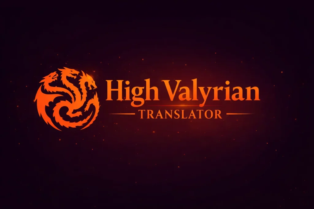 Valyrian to English translator decoding High Valyrian text