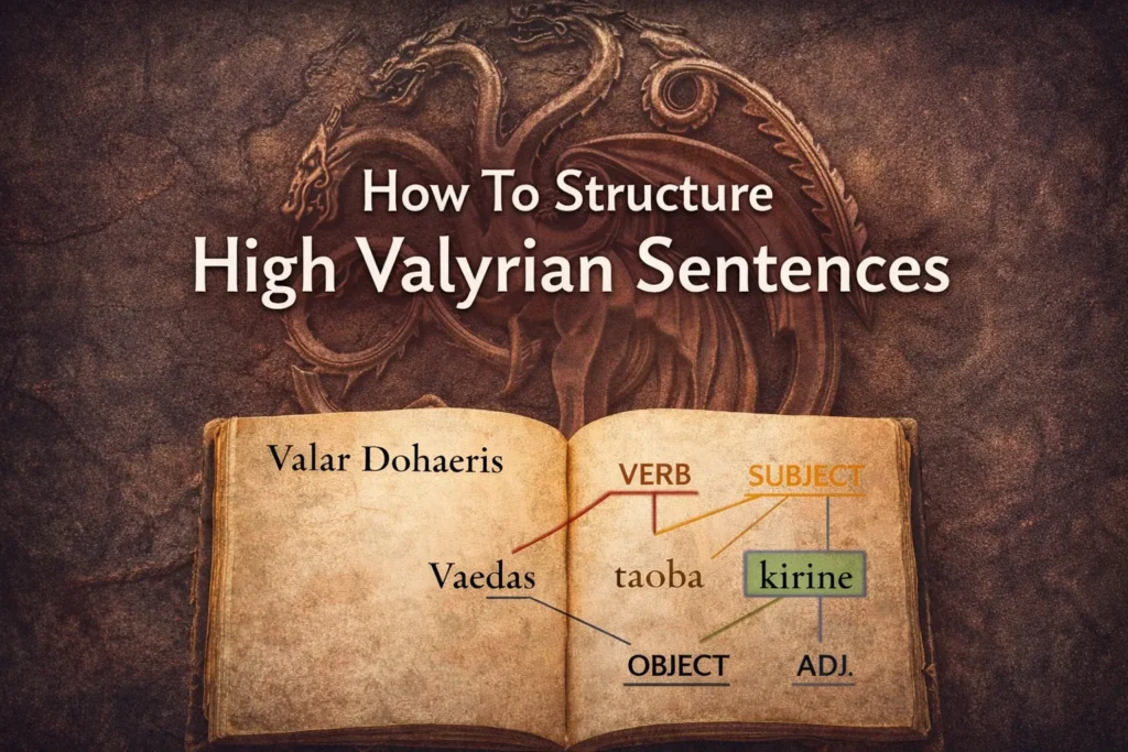 How To Structure High Valyrian Sentences
