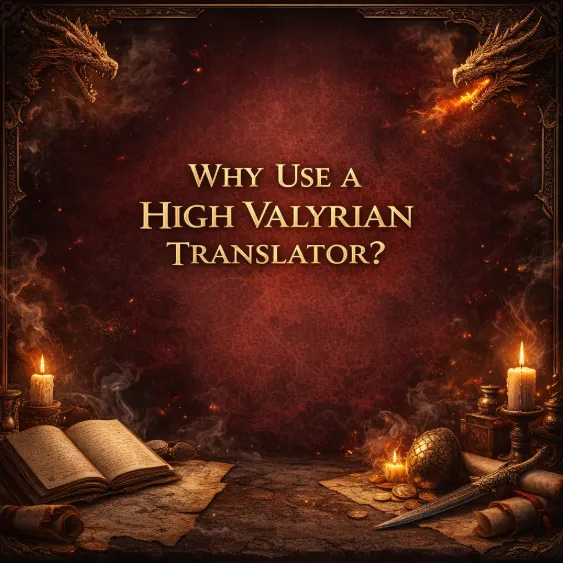 Why Use a High Valyrian Translator