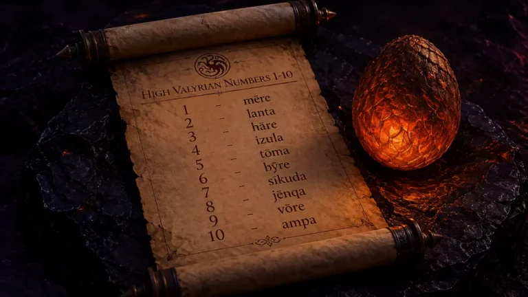 High valyrain numbers