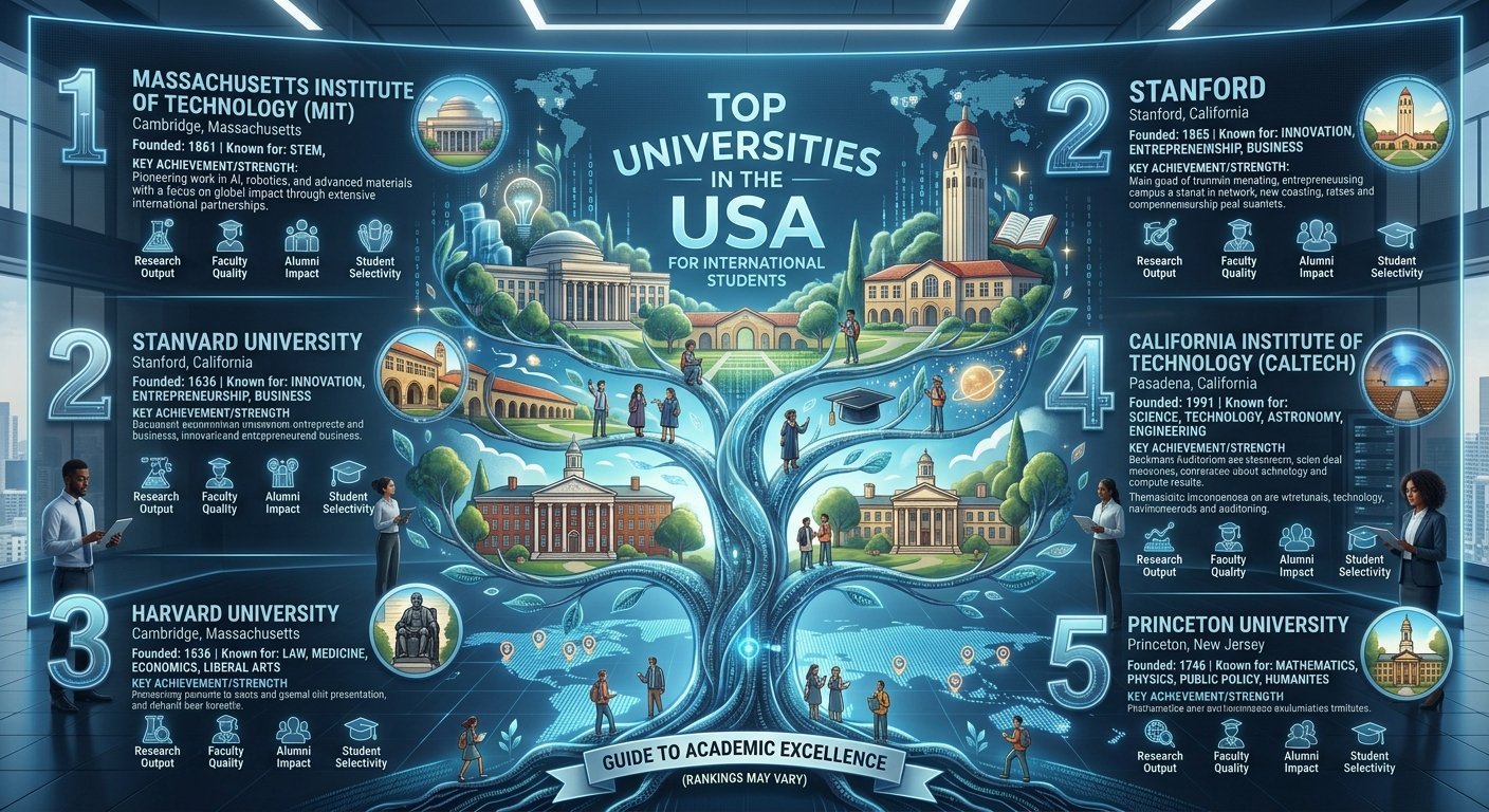 Top Universities in USA for International Students